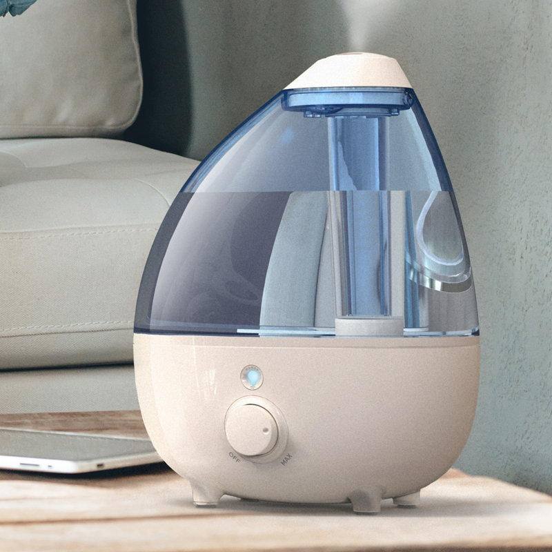 Pure Enrichment 1 Gal. Cool Mist Ultrasonic Tabletop Humidifier